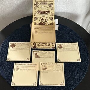Vintage Hershey's Recipe Cards Set